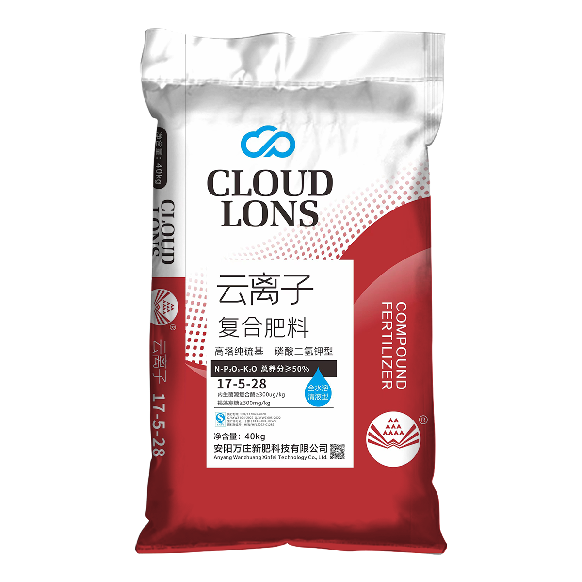 雲離子17-5-28 40kg